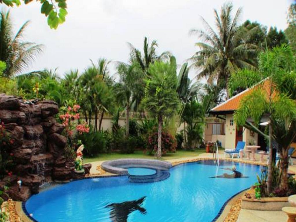 Relaxing Palm Pool Villa And Tropical Garden Bang Lamung Room photo