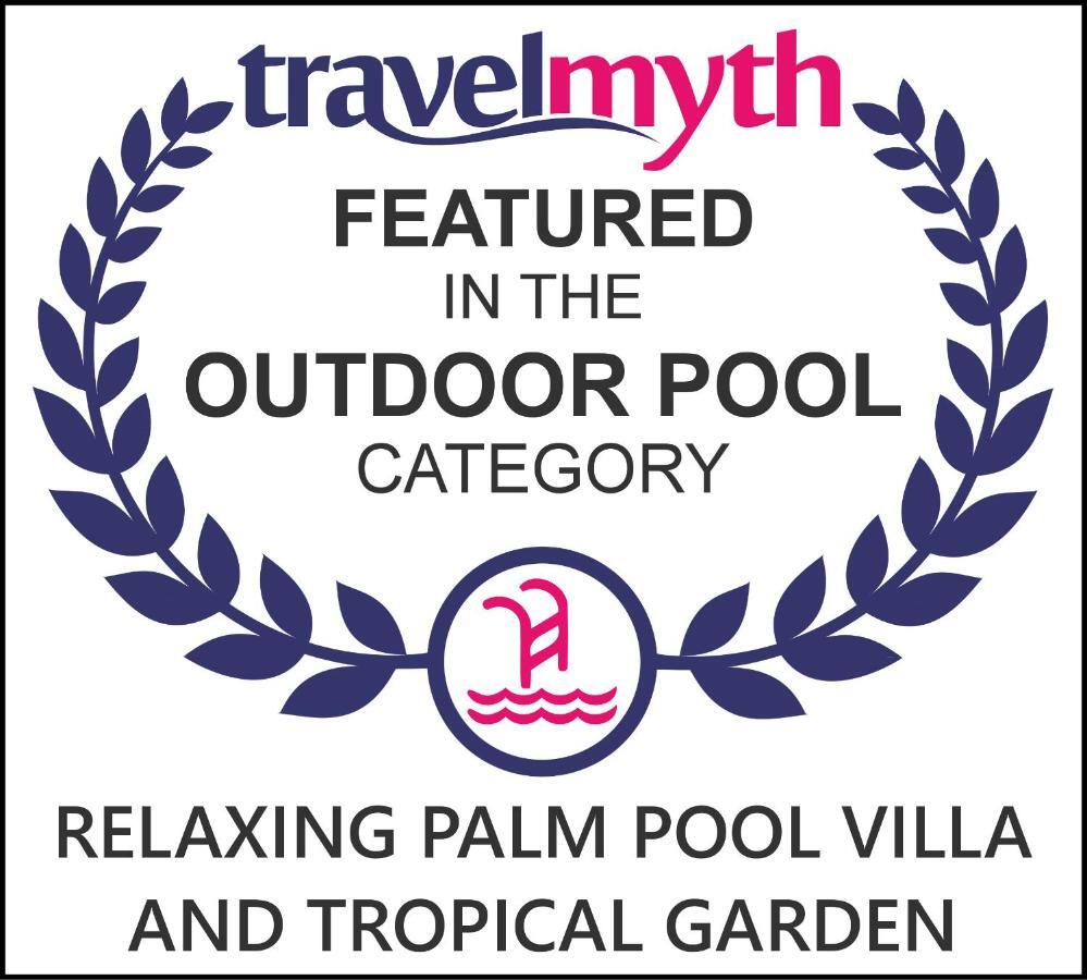 Relaxing Palm Pool Villa And Tropical Garden Bang Lamung Exterior photo